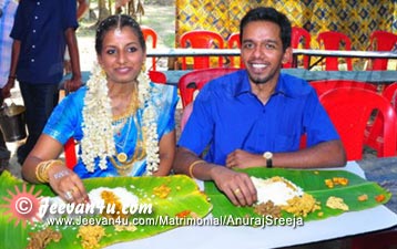 Anuraj Sreeja Marriage Reception Photos
